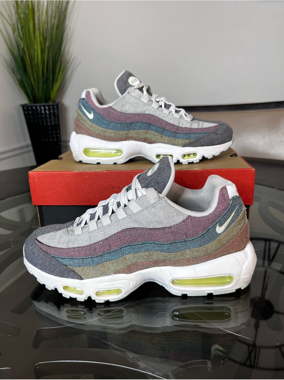 Nike Air Max 95 Recycled Canvas Pack Mens Sz 8.5
